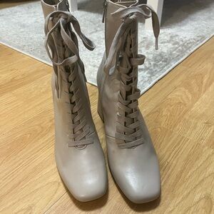Women’s Berksha Lace-up/Zip-up Boots Size 40